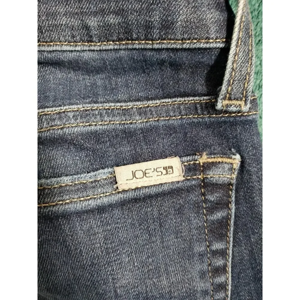 Joes Jeans Size 27 Women Blue Denim Stretch Pants Mid Rise Curvy Skinny Ankle